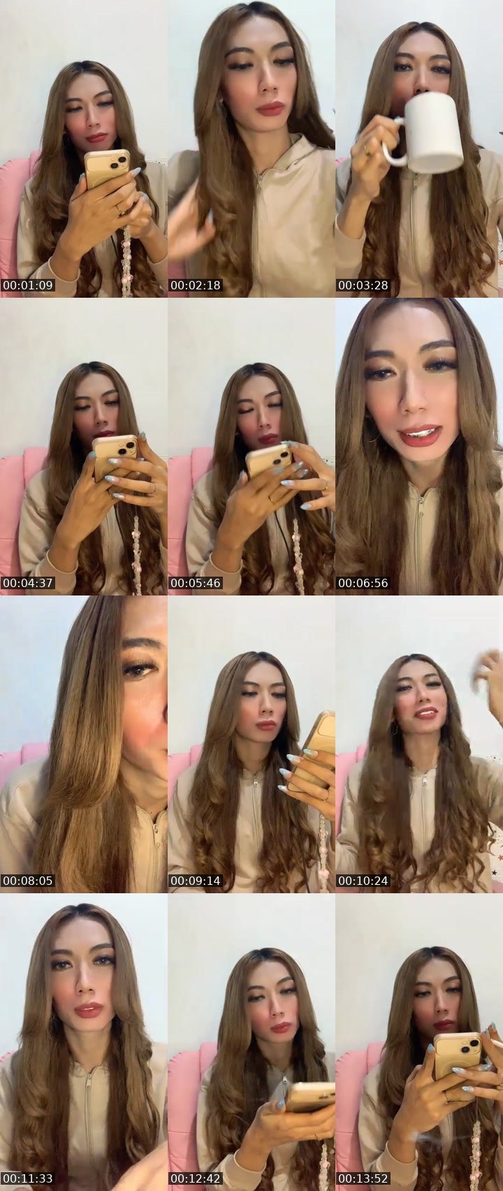 Contact-sheet preview of 💎ᶻᴿLaura🦋's MICO Live recording