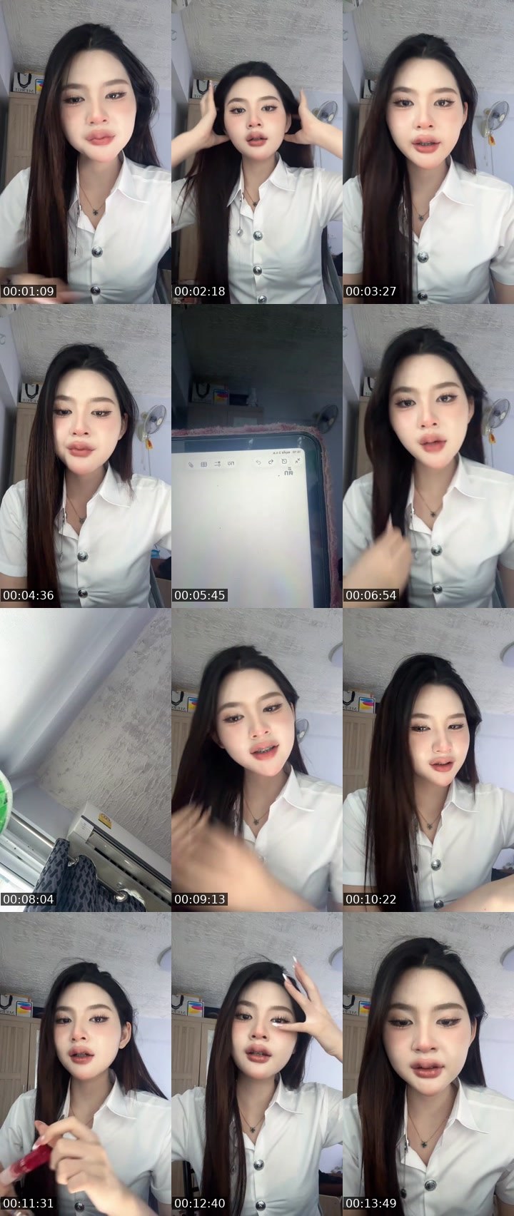Contact-sheet preview of [🧋] milktea ᴺᵉʷ ᵛʲ -tuckii's MICO Live recording