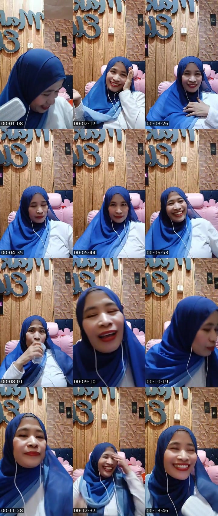 Contact-sheet preview of 🪎⁻¹ᵏ🥝Ma'Elisᴱᴸᴵᵀᴱ🏹💋👶🏻's MICO Live recording