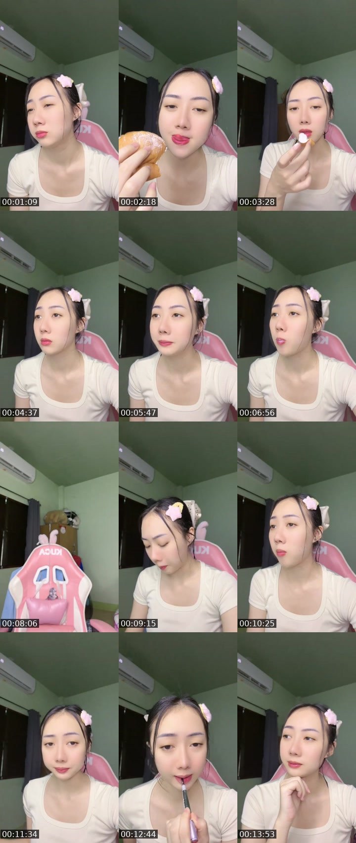 Contact-sheet preview of [🧋] milktea New vj - AMM Mi's MICO Live recording