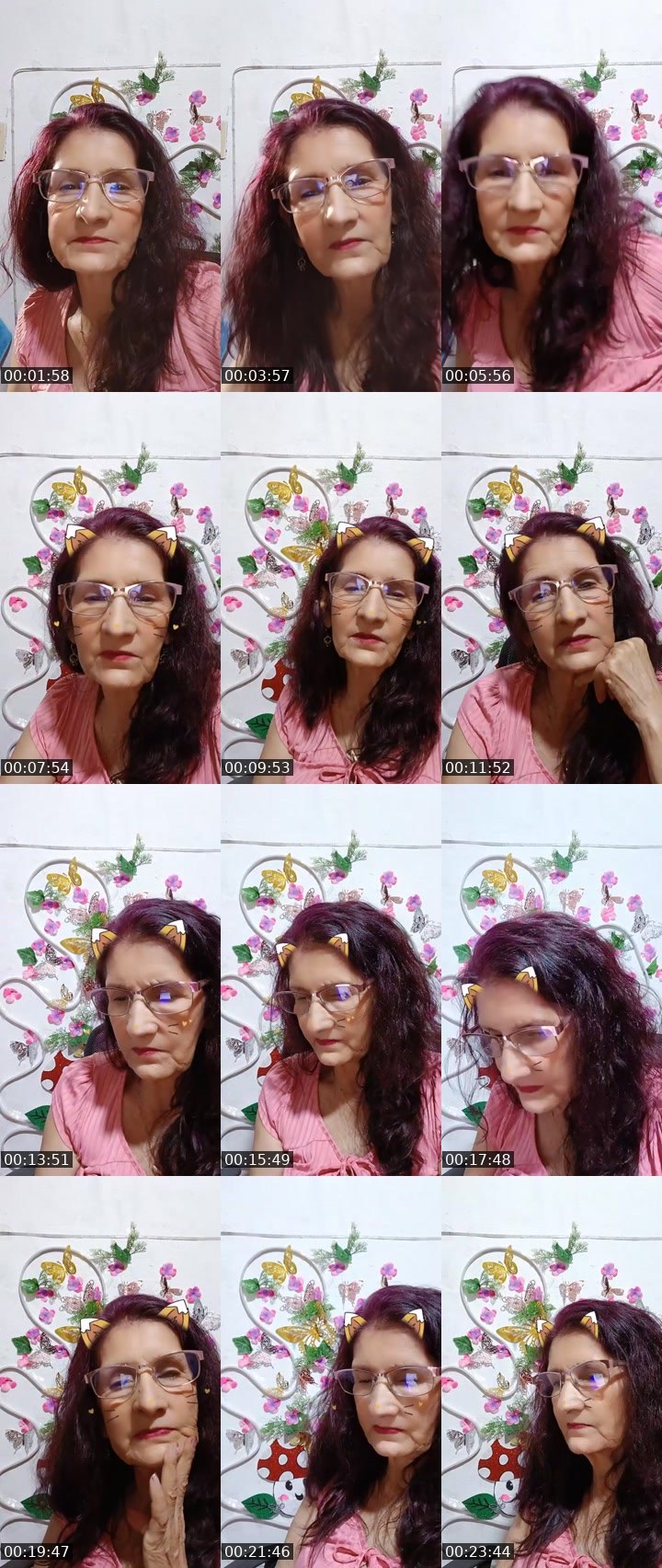 Contact-sheet preview of 🐢Luz Marina💸🤠 ⷨ's MICO Live recording