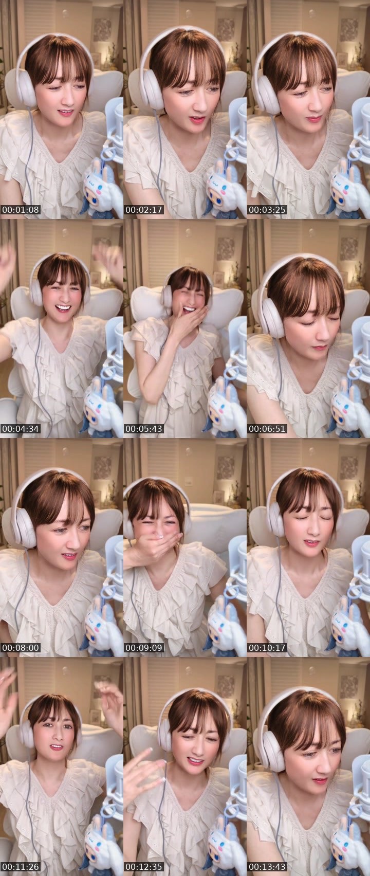 Contact-sheet preview of サラちゃん🍿💭's MICO Live recording