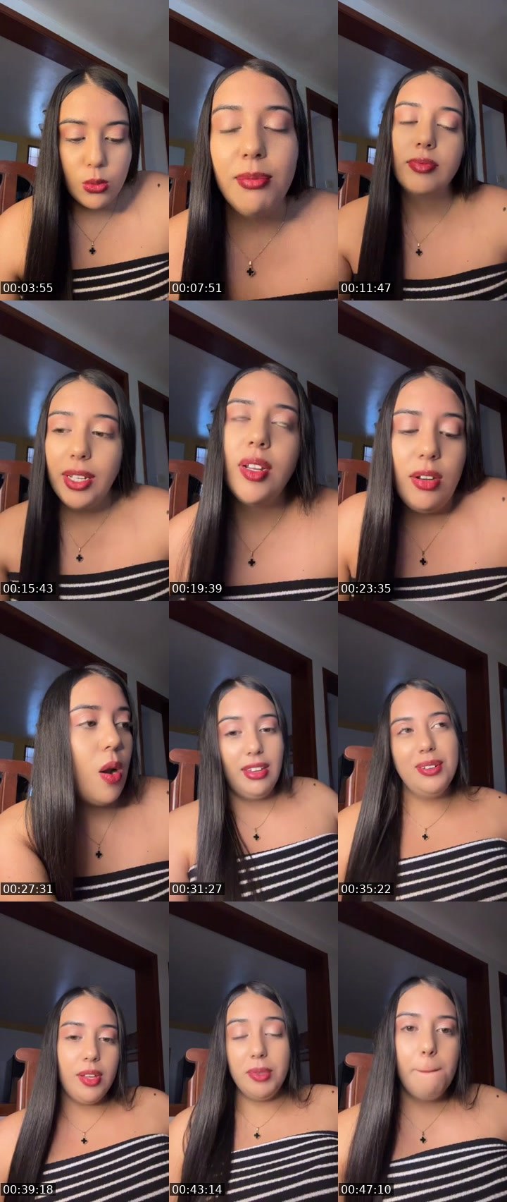 Contact-sheet preview of 🦅🍧𝐆𝐄𝐍𝐄💘's MICO Live recording