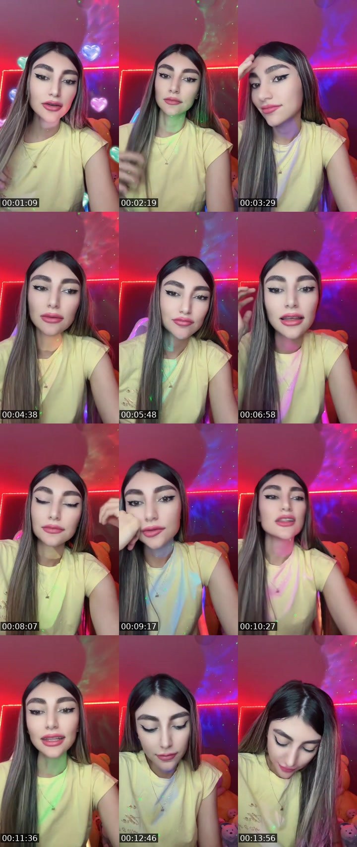 Contact-sheet preview of 🦋❥🌙𝐼𝓃𝒶🧝🏻‍♀️ᴹᵃᵍ👑's MICO Live recording