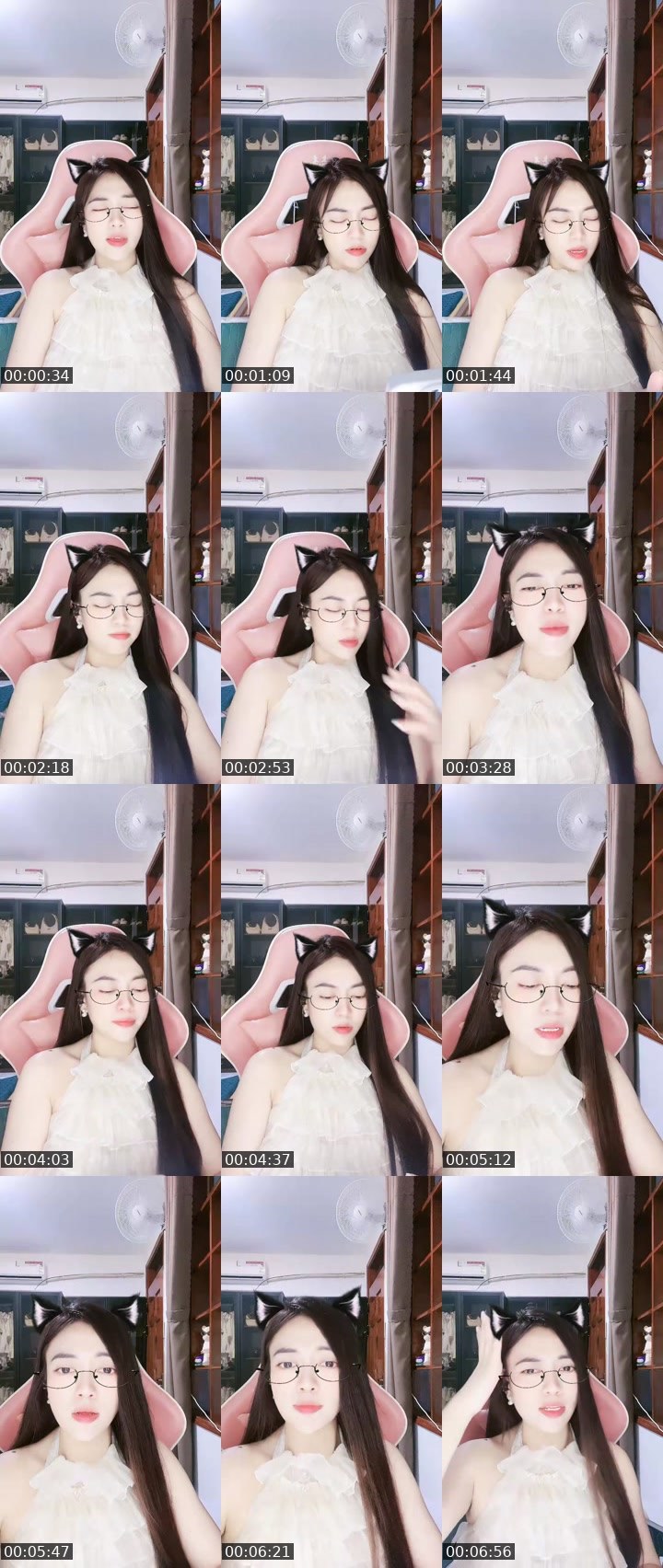 Contact-sheet preview of -43k Zoiii Nè 💕's MICO Live recording
