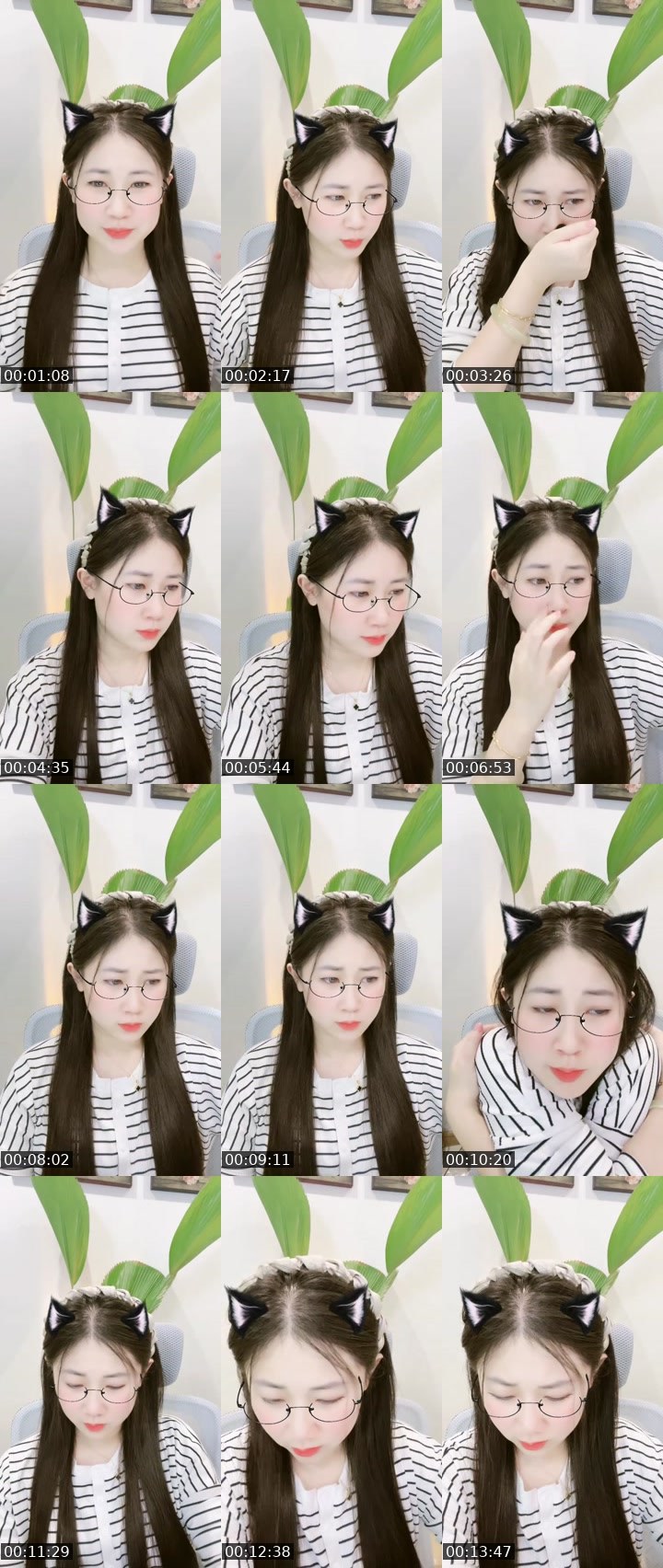 Contact-sheet preview of 💦 Chen Chen 🏡's MICO Live recording