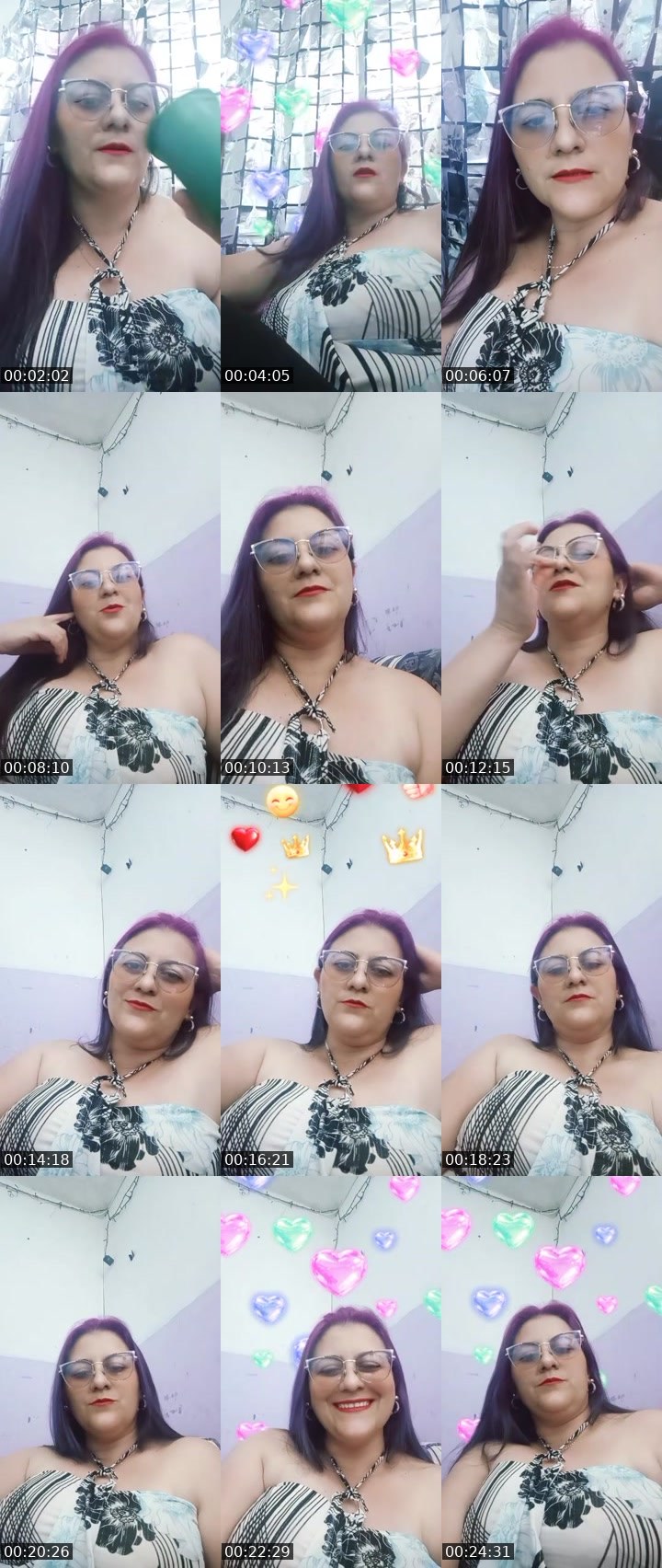 Contact-sheet preview of 💠🦋ᷮ𝓢ᴮCamila🌻's MICO Live recording