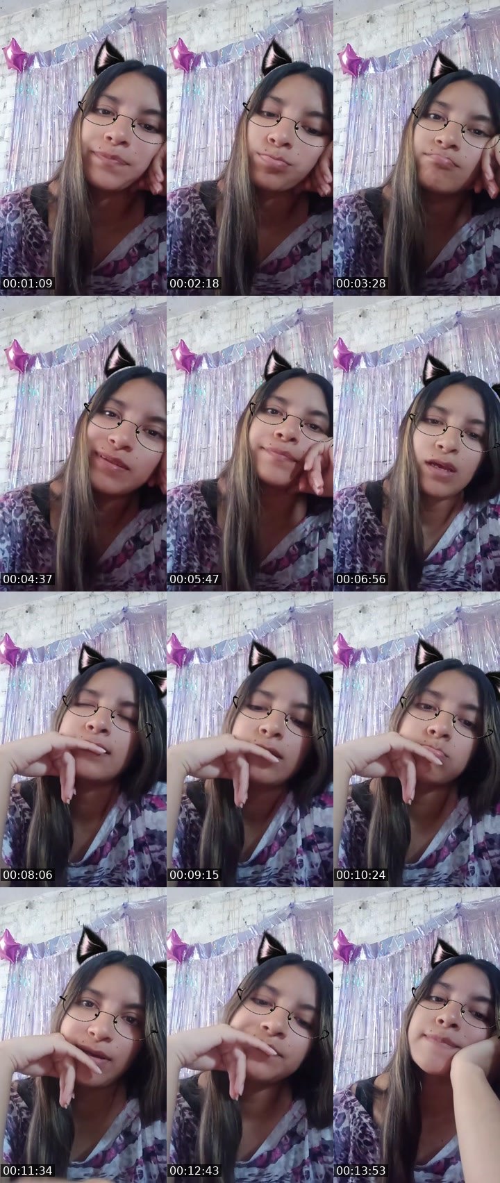 Contact-sheet preview of ✨𓆩Darii𓆪✨ᴱ♠🔥ͩ⃝🖤🐷💙🦈ⷮ's MICO Live recording
