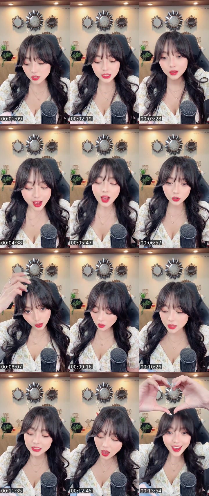 Contact-sheet preview of ᴮcᴺWONDERWOMAN's MICO Live recording