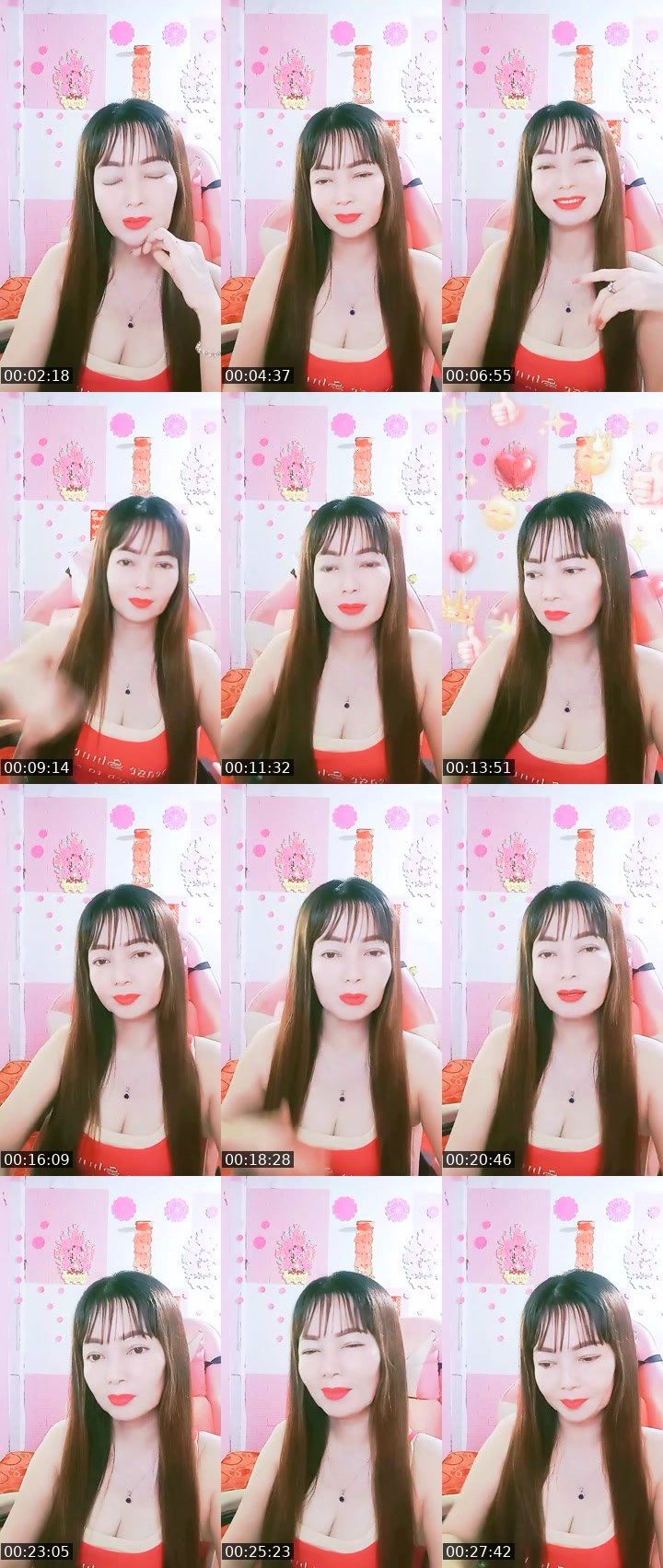 Contact-sheet preview of [ᵏᵐᵏ]꧁༺Thư Nguyễn 𝔞༻꧂'s MICO Live recording