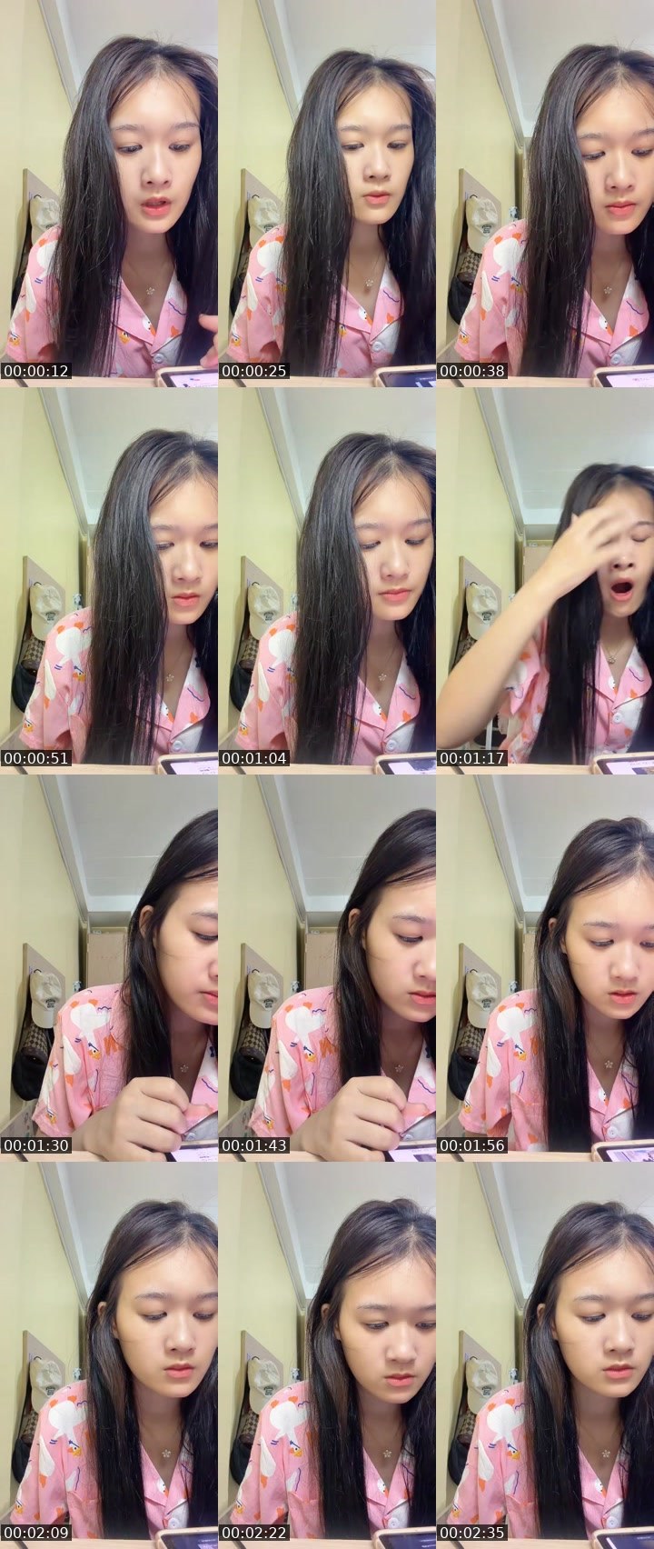 Contact-sheet preview of [🧋] milktea New vj - ชาเชม💓's MICO Live recording
