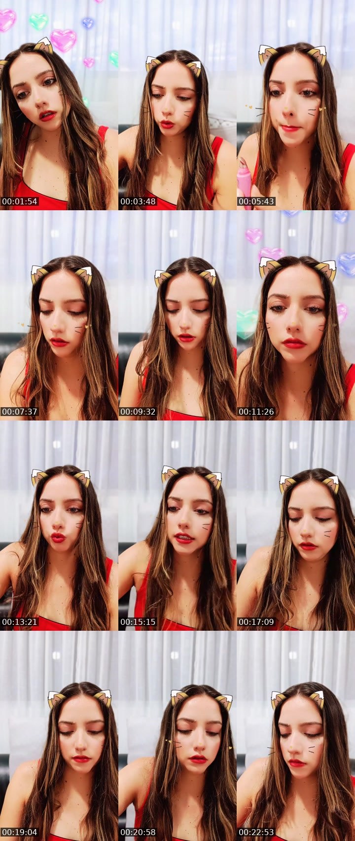 Contact-sheet preview of bella's MICO Live recording