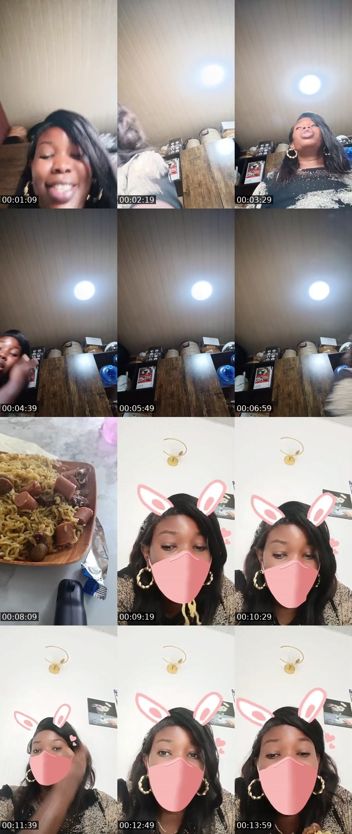 Contact-sheet preview of 🥷🏾🙅🏾‍♂️🥑OUTLAW☻🦅LALA ®🌕's MICO Live recording