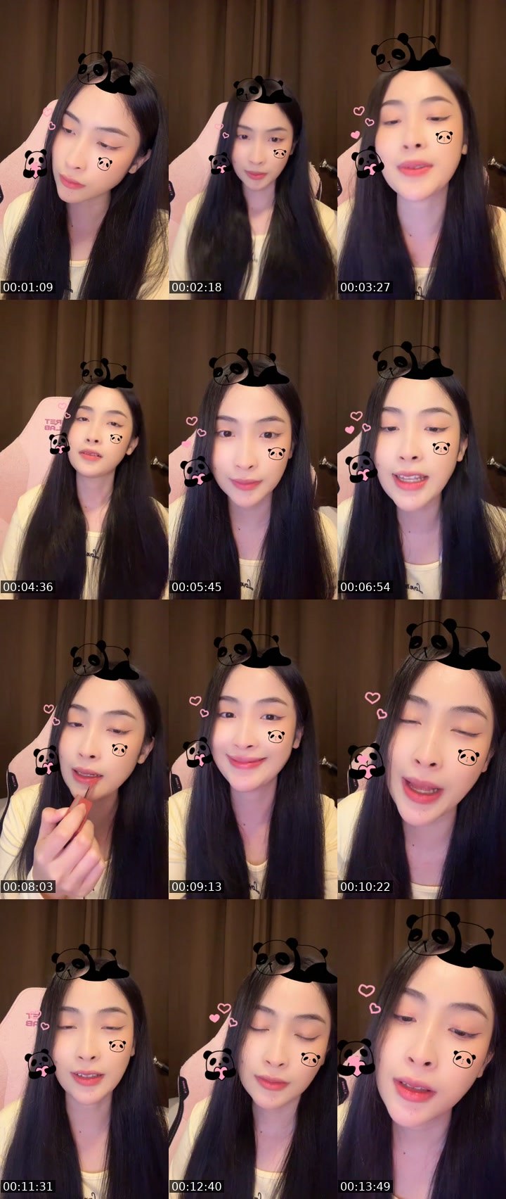 Contact-sheet preview of New VJ PRAEW🐾🍇's MICO Live recording
