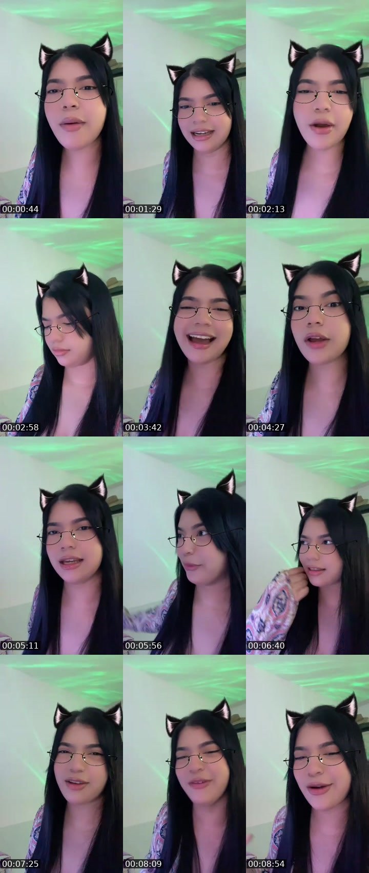 Contact-sheet preview of 👸🏻Hannah🎢ᶠ⁵⁰⁴🪫🔋's MICO Live recording