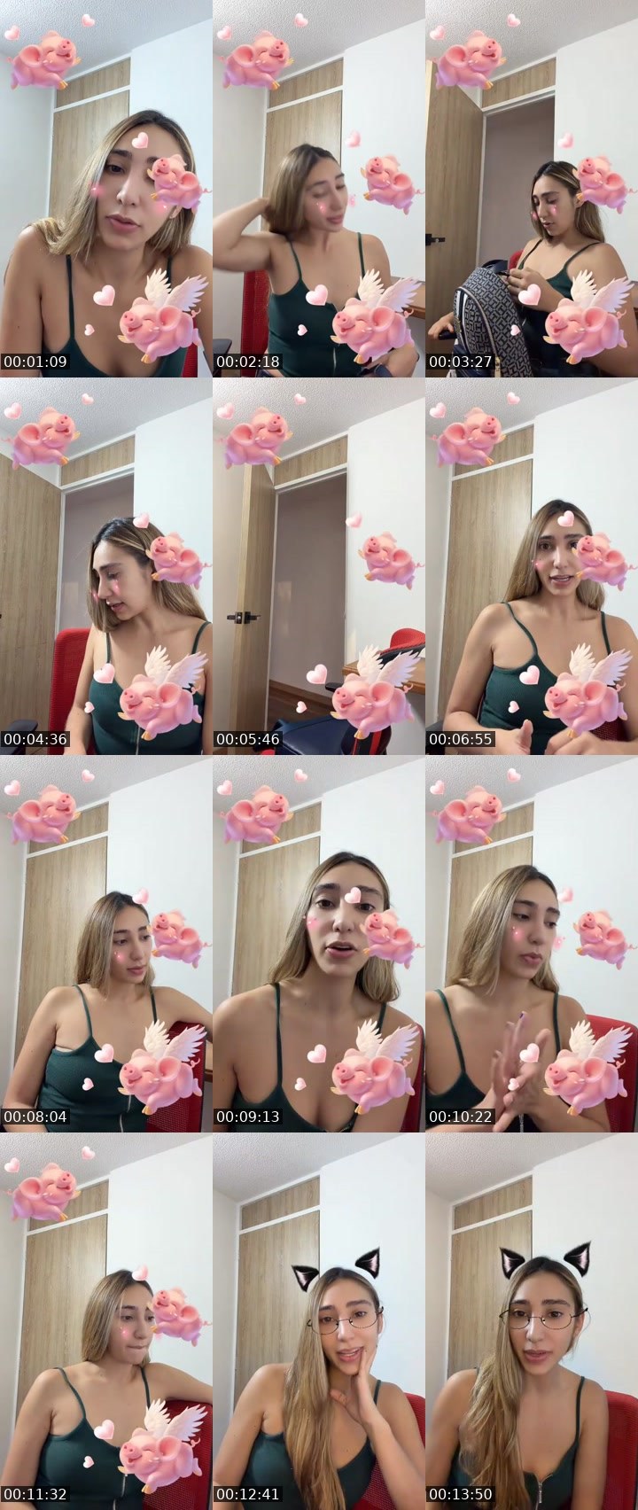 Contact-sheet preview of TATIANA🌸ᶠ⁵⁰⁴'s MICO Live recording