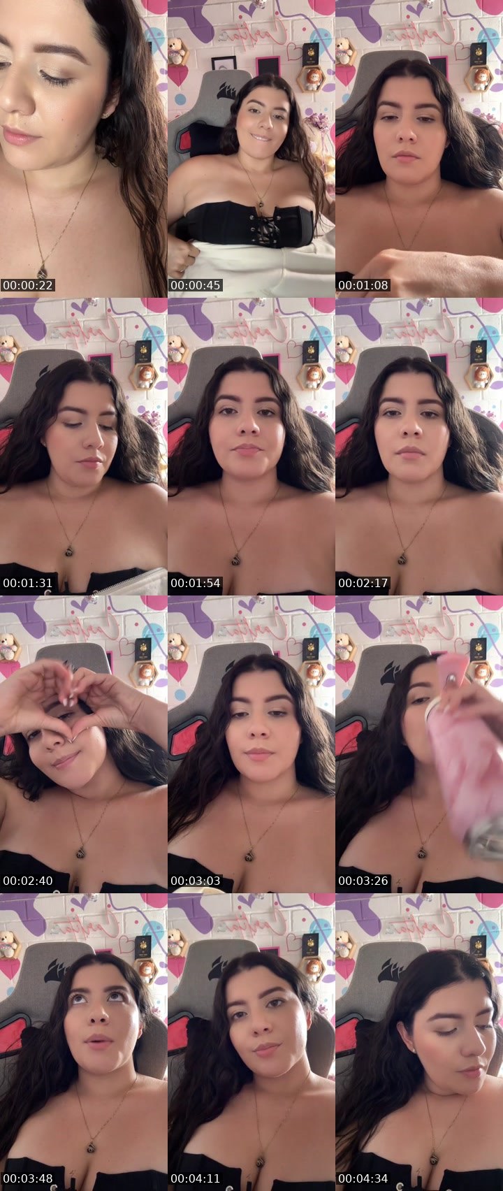 Contact-sheet preview of 👳🏻‍♂️CARLITA🩷ⷭ 👀🎯's MICO Live recording