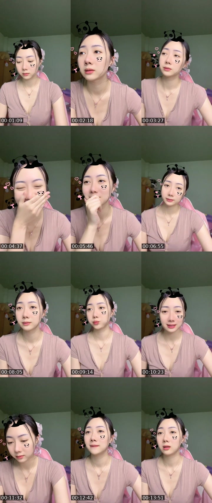Contact-sheet preview of [🧋] milktea New vj - AMM Mi's MICO Live recording