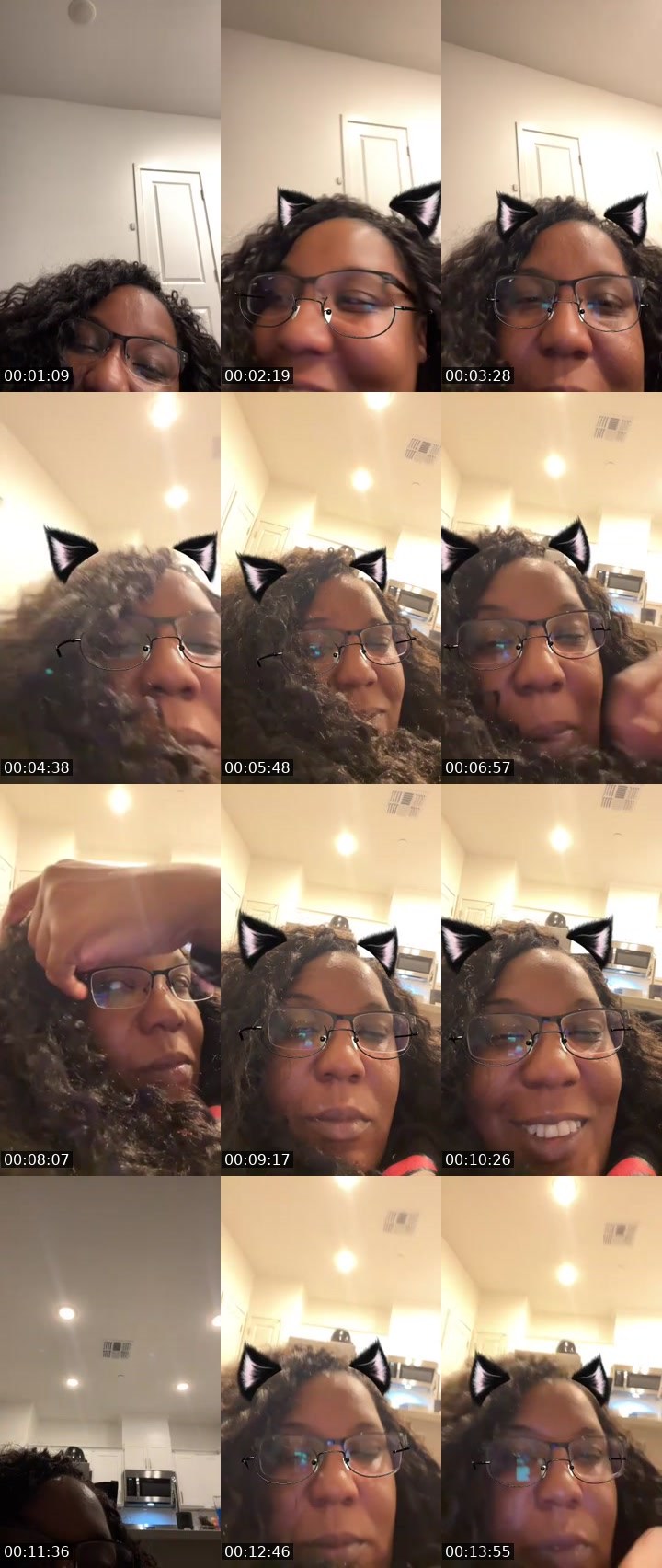 Contact-sheet preview of MeMe's MICO Live recording
