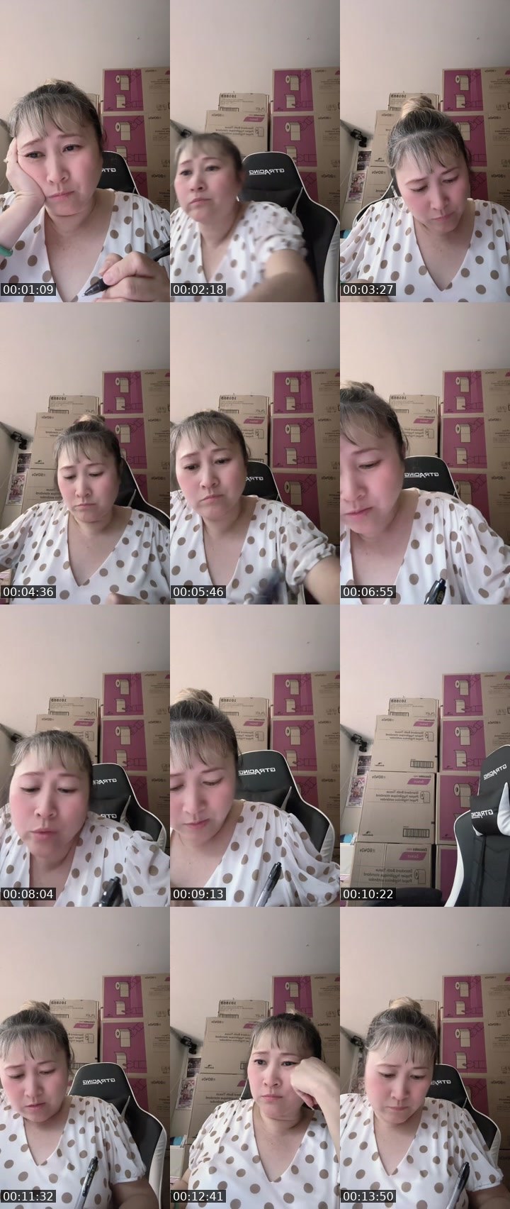 Contact-sheet preview of singer 👩‍🎤Phuong Uyen's MICO Live recording