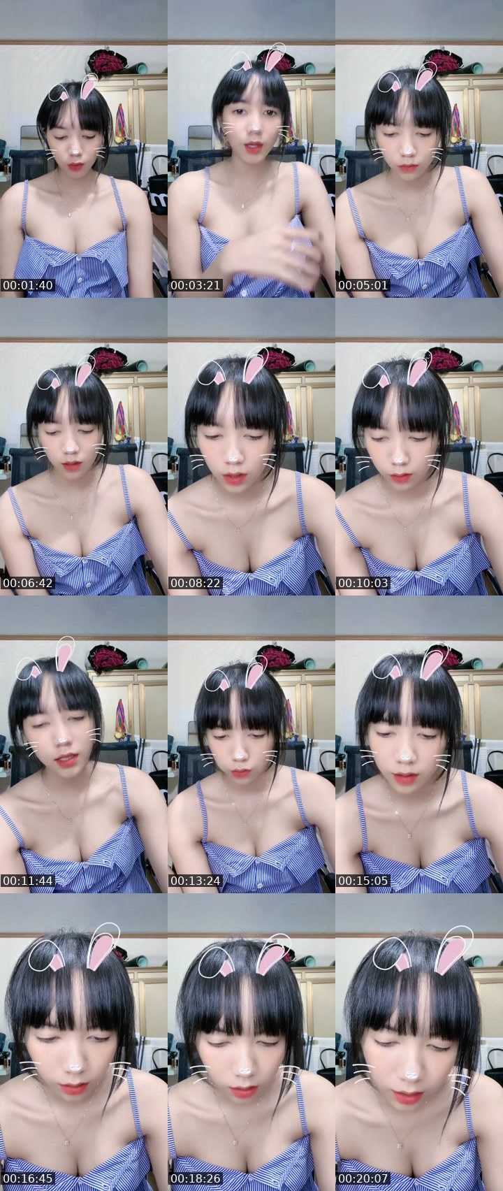 Contact-sheet preview of ‿ChiBee✿ᵈʳᵃᵍᵒⁿ's MICO Live recording