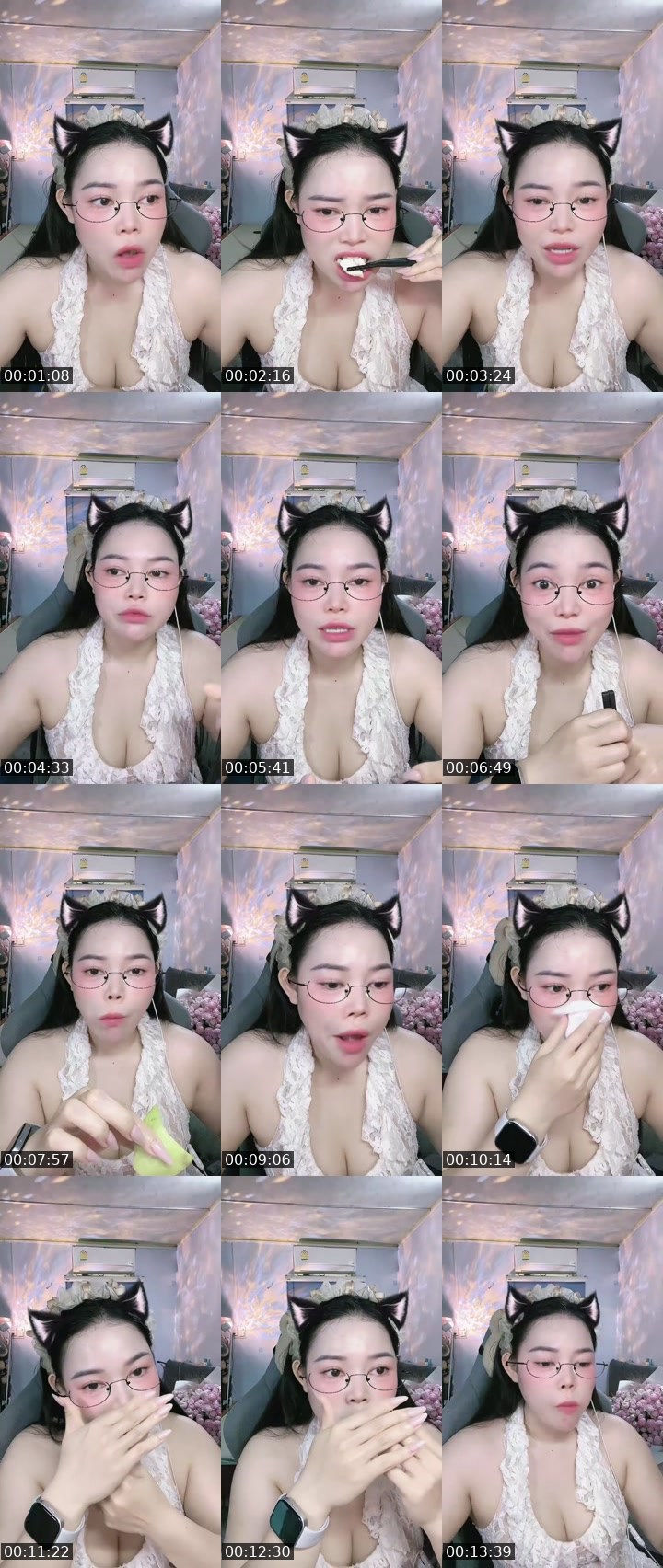 Contact-sheet preview of 🧸HằngBaby⁹⁹🍀ᴮᵋᶫᶫᵅ's MICO Live recording