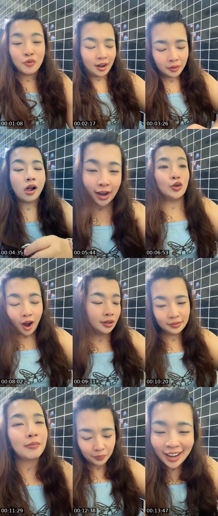Contact-sheet preview of chacaaa ᴱᴸᴵᵀᴱ 🏹💙's MICO Live recording