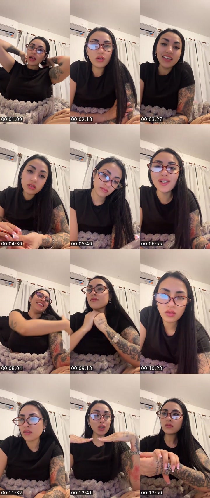 Contact-sheet preview of 🖤♛ 𝐌𝐄𝐆🐆🧸ྀི's MICO Live recording