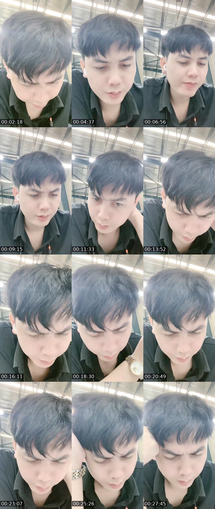 Contact-sheet preview of ᶦᵈᵒᶫTÊ MỜ TÊ 🐓 ᴮᵋᶫᶫᵅ's MICO Live recording