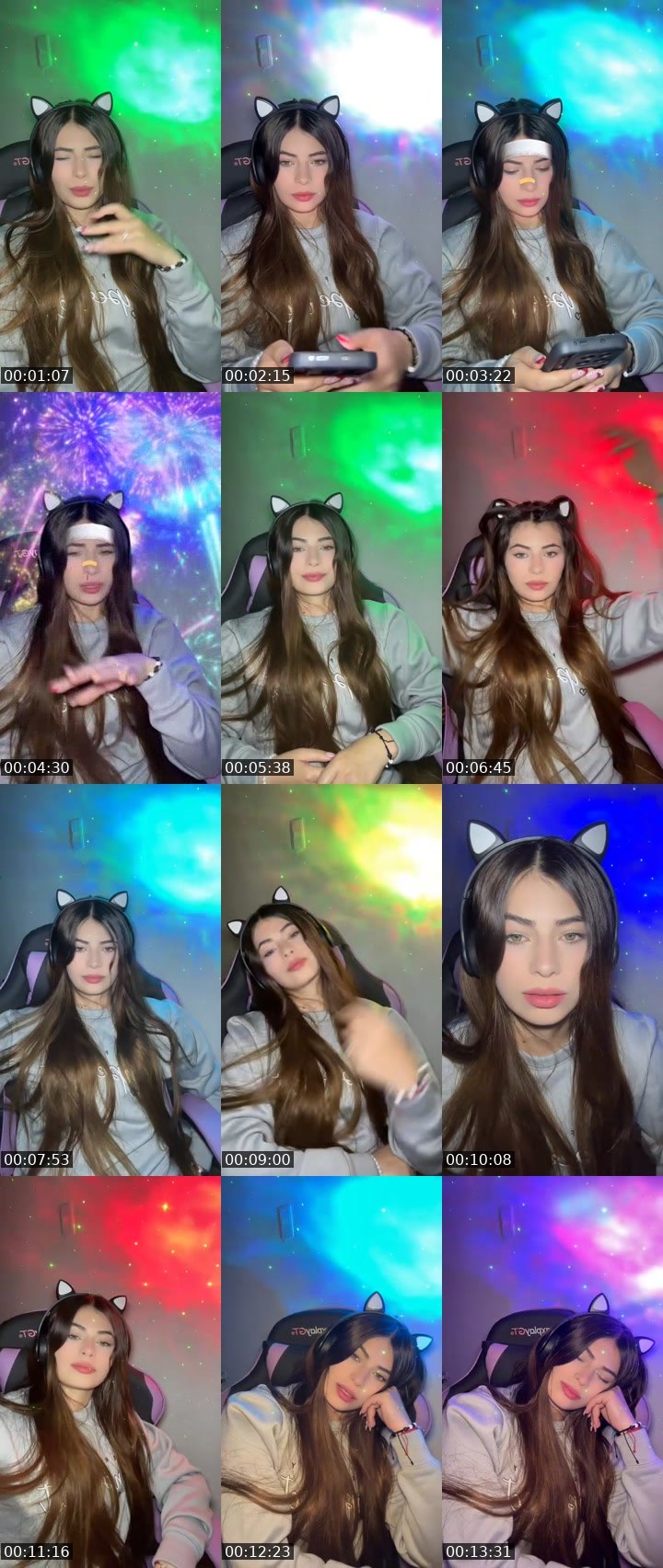 Contact-sheet preview of 🪷Fer 𖣂︎ 🐯👑's MICO Live recording