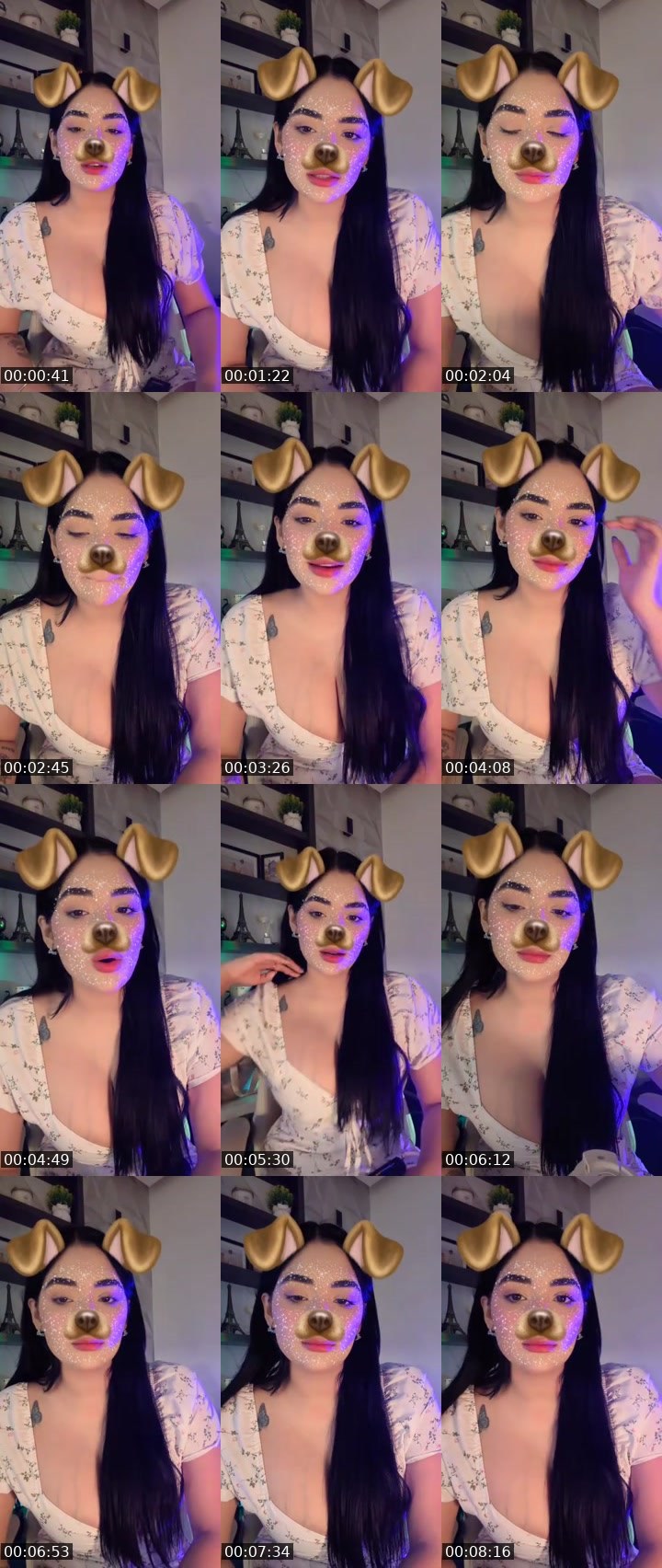 Contact-sheet preview of ♛𝒜𝓃𝓃𝓎♡ᴬ🍒's MICO Live recording