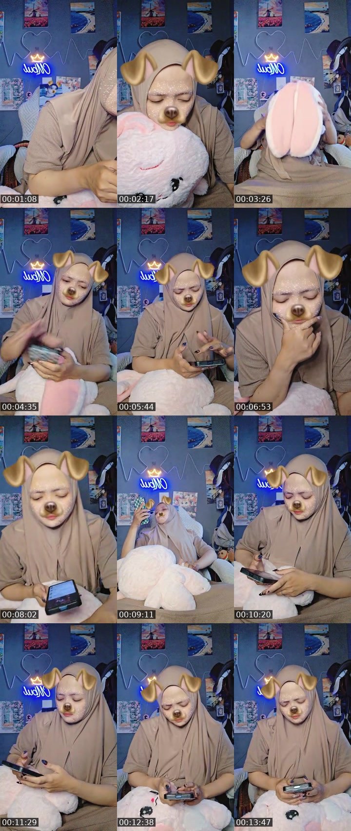 Contact-sheet preview of ᴸᵐ 𝖒𝖇𝖚l🐦‍🔥's MICO Live recording