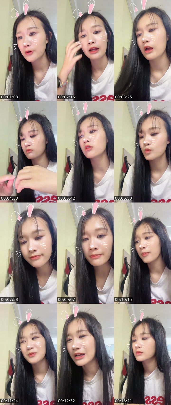 Contact-sheet preview of [🧋] milktea New vj - ชาเชม💓's MICO Live recording
