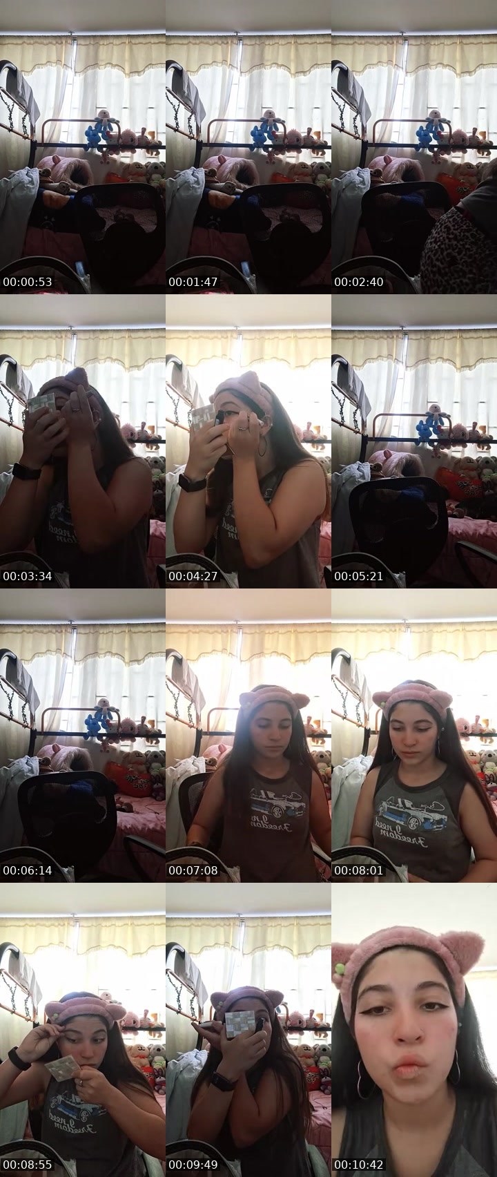 Contact-sheet preview of ΣΛG🏹Aleja🌻's MICO Live recording