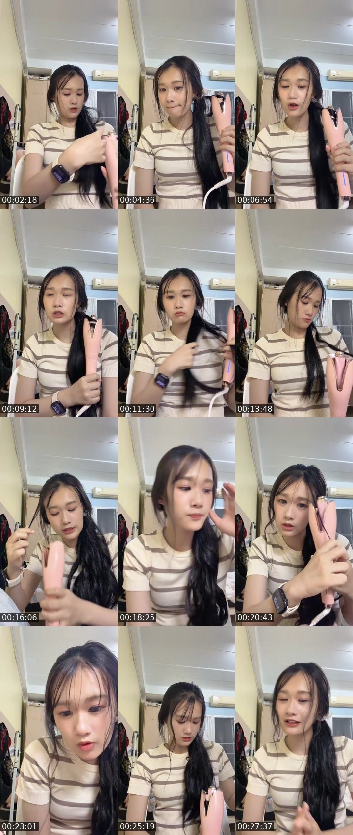 Contact-sheet preview of [🧋] milktea New vj - ชาเชม💓's MICO Live recording