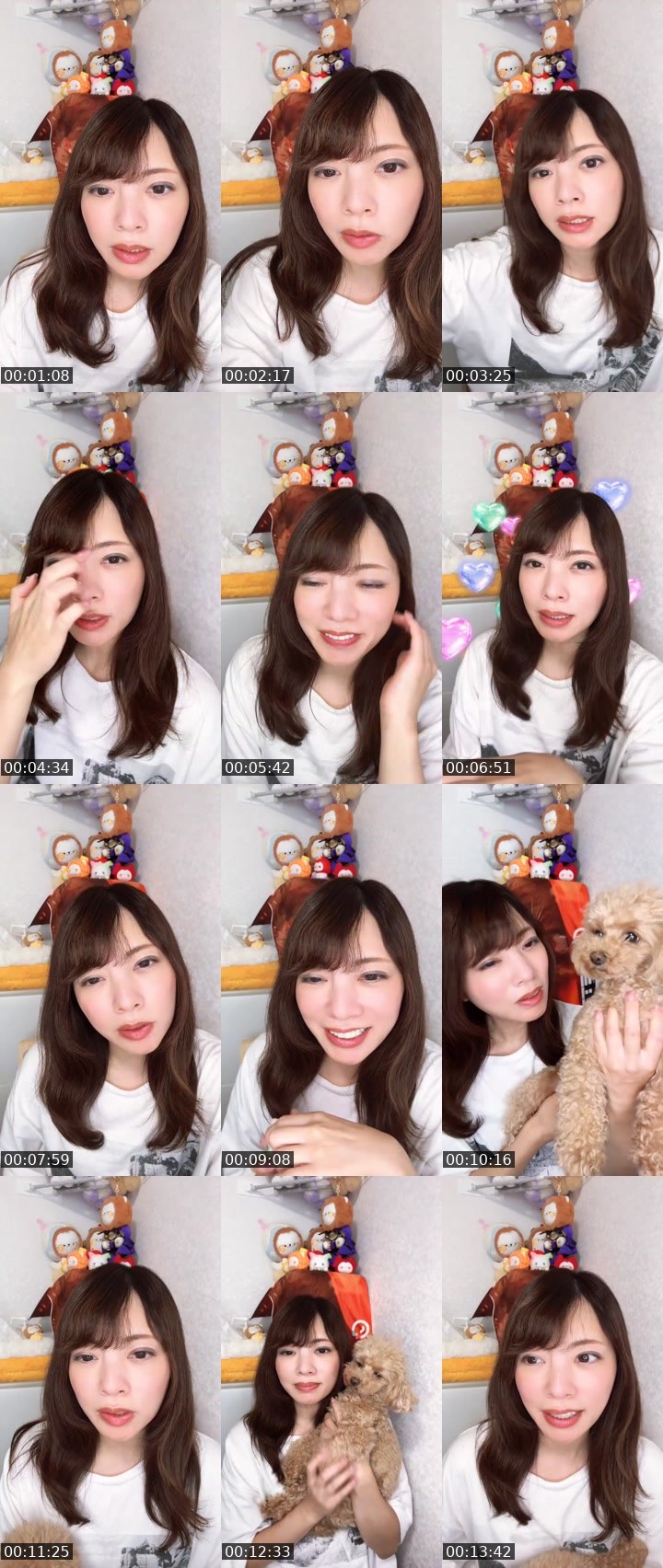 Contact-sheet preview of ゆかりん🐶🌻's MICO Live recording