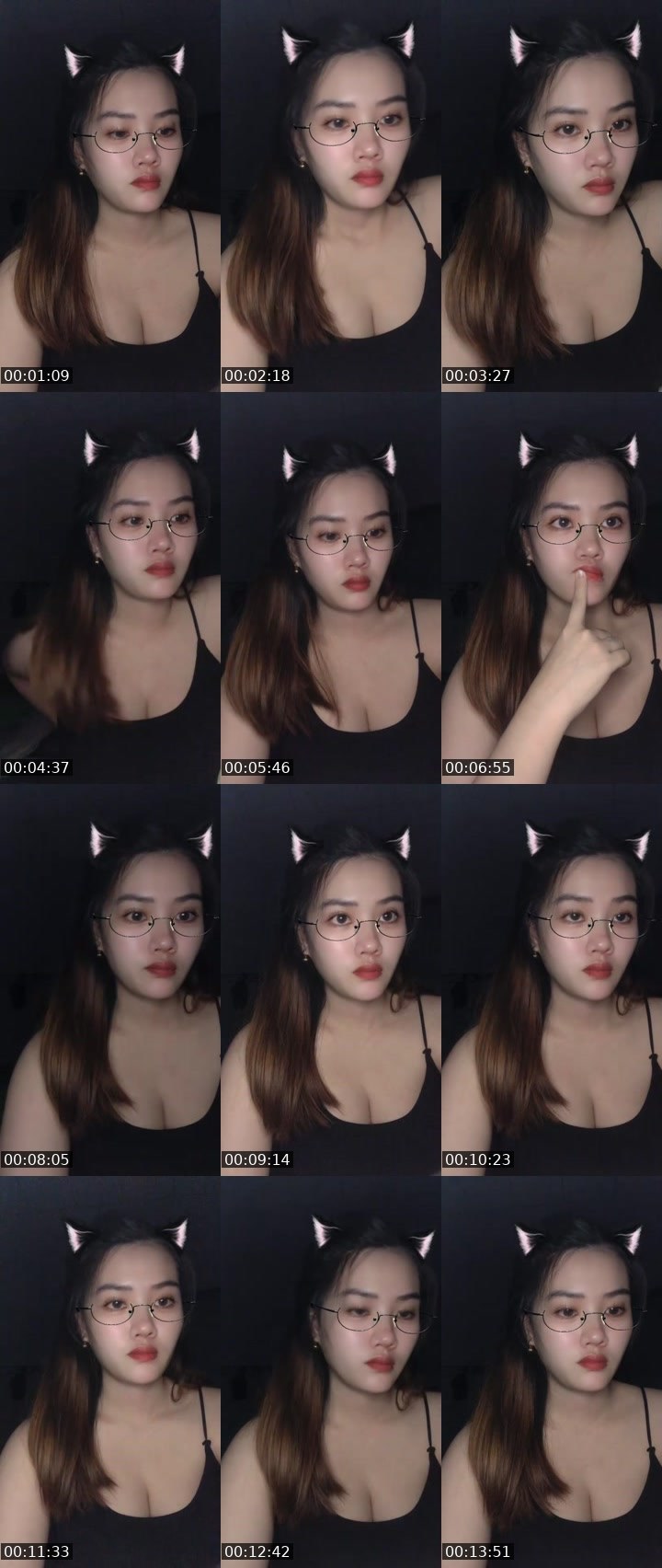 Contact-sheet preview of [ᵏᵐᵏ] HaNa😋's MICO Live recording