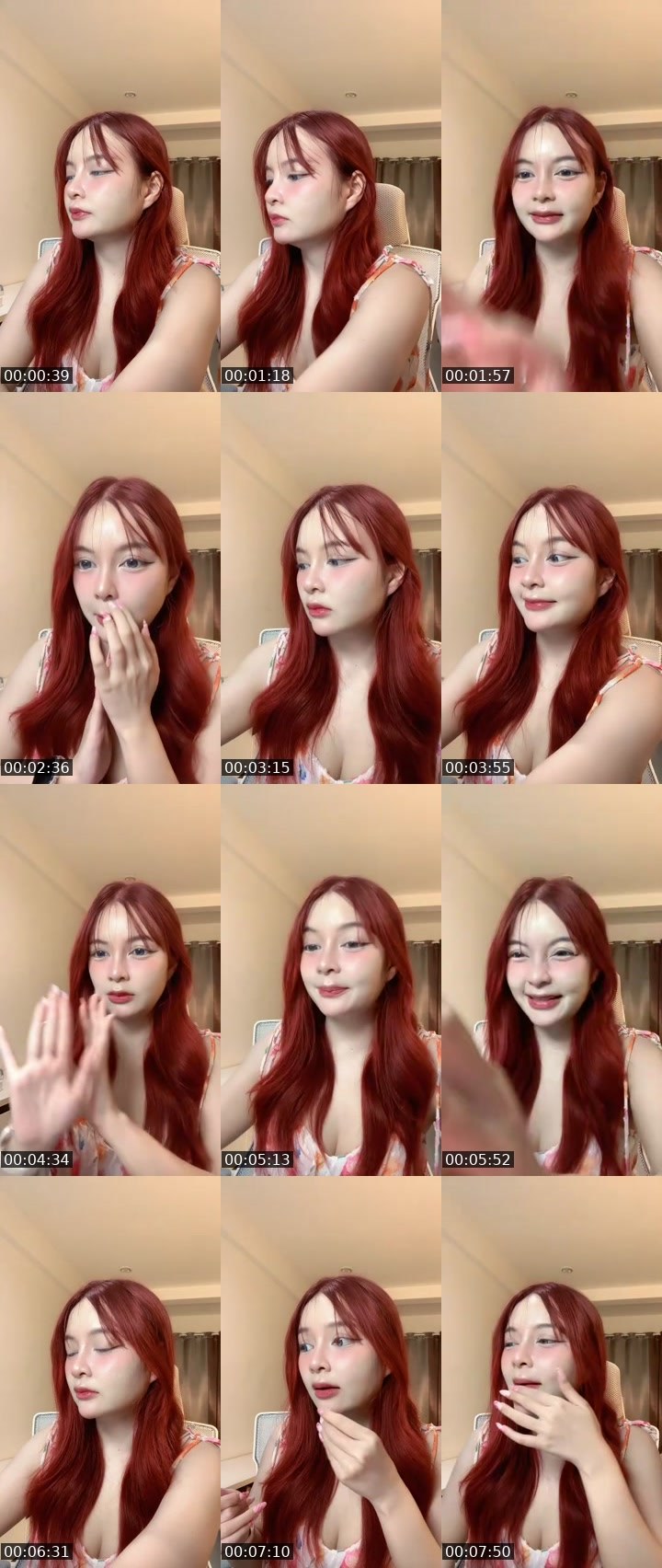 Contact-sheet preview of {💐} SomSom 🍊💖's MICO Live recording
