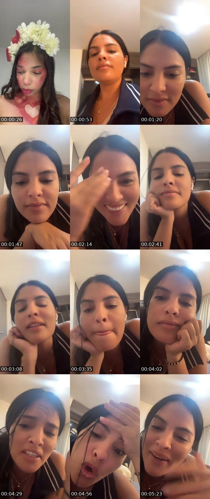 Contact-sheet preview of 🦋 Caro 🇻🇪ᶠ⁵⁰⁴'s MICO Live recording