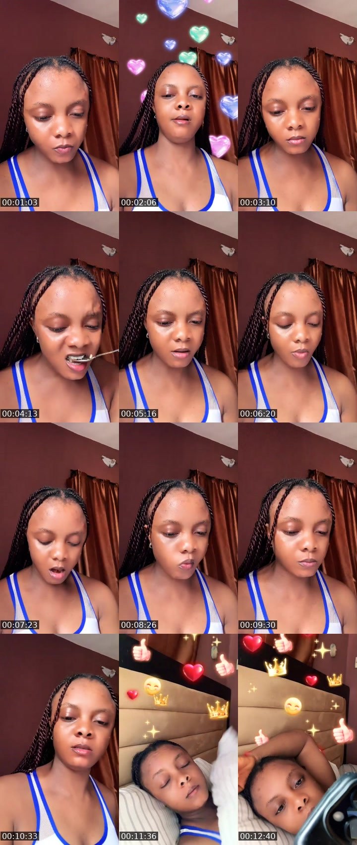 Contact-sheet preview of 🆙👑Angel Rossy🥑's MICO Live recording