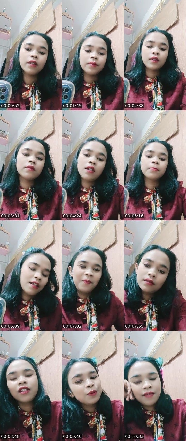 Contact-sheet preview of ᴰᵃʸ💎QueenBby ˢᵏ pk tgl5 19.30's MICO Live recording