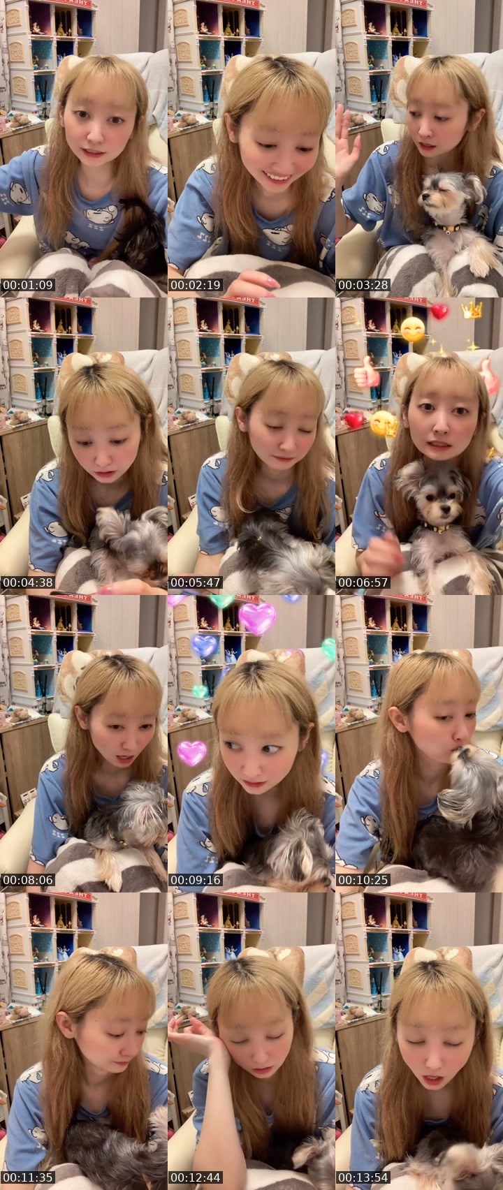 Contact-sheet preview of mim👼🏻🍼(みむ)'s MICO Live recording