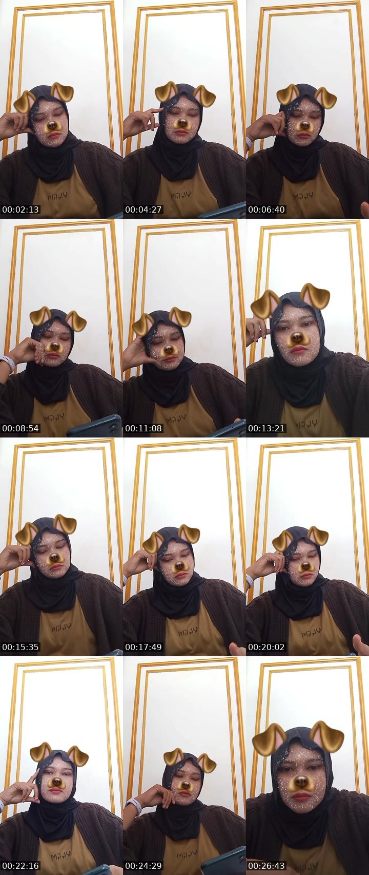 Contact-sheet preview of ayyiii 💎ᴮⁱʳᵈⁿᵉˢᵗ🕊🌭🤏🏻's MICO Live recording