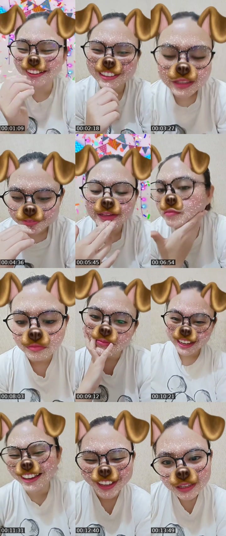 Contact-sheet preview of PK tgl 7 jam 19.30 🅕🅜marey🌻's MICO Live recording