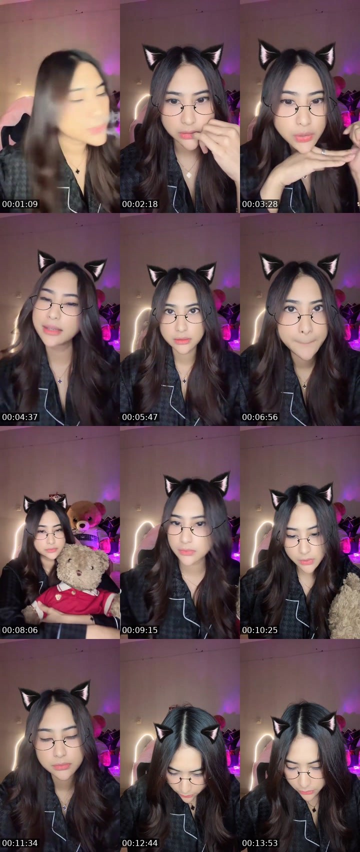 Contact-sheet preview of 𝐋𝐯• ᴀʟᴇᴇɴᴀɢʀᴇᴇʏ🔖💎's MICO Live recording