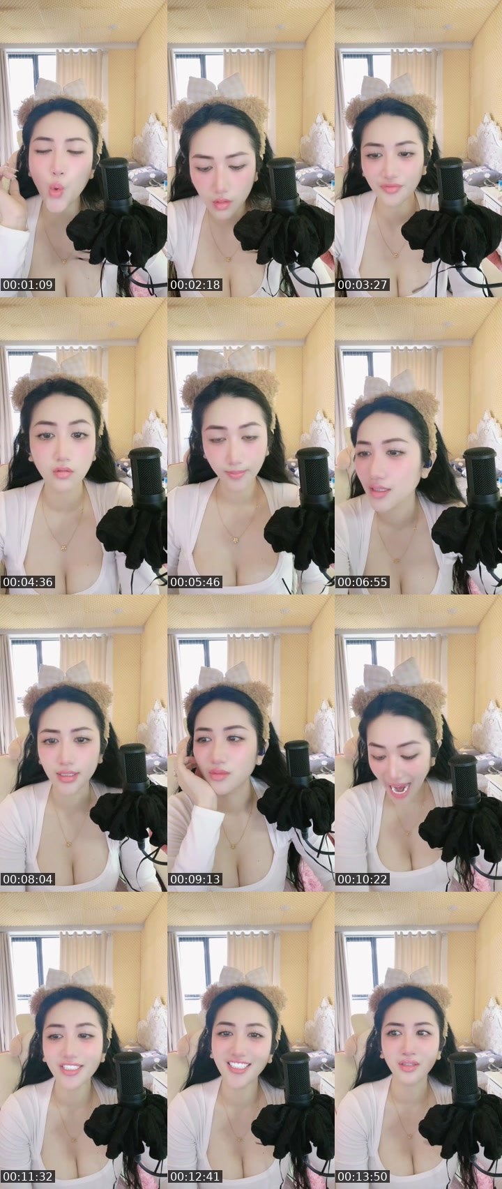 Contact-sheet preview of 🥃ĐanBaby👸🖤 -108k's MICO Live recording