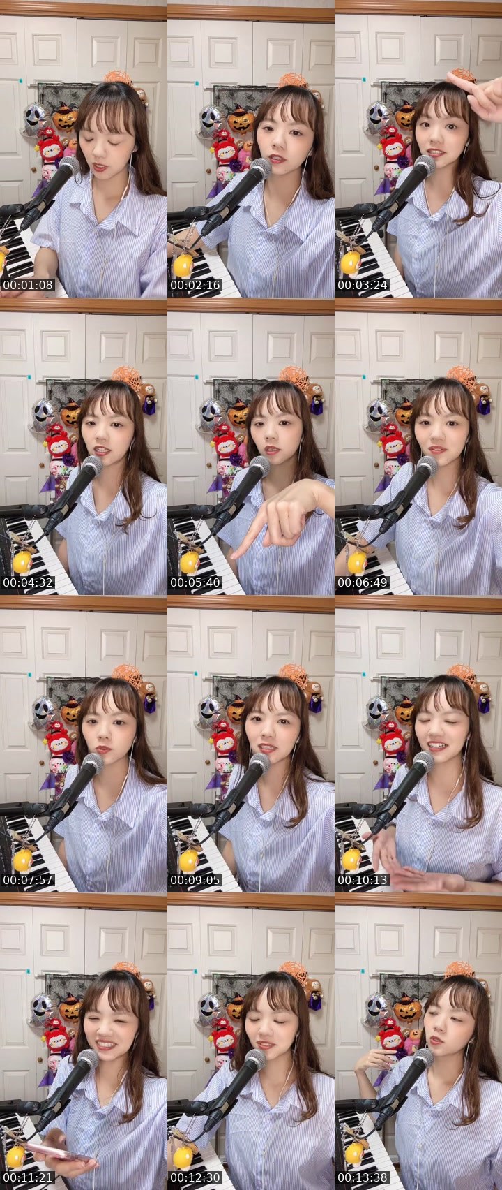 Contact-sheet preview of YURi🧸🎹10/27🎂's MICO Live recording