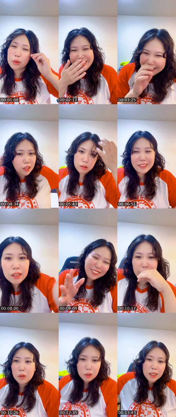 Contact-sheet preview of おわりちゃん🦧🔚's MICO Live recording