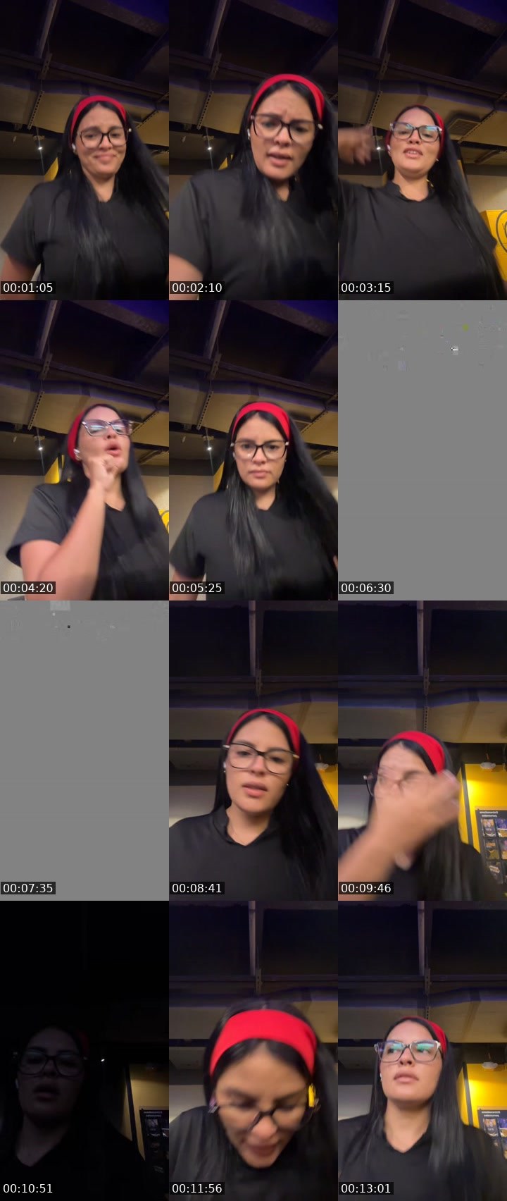 Contact-sheet preview of 🦋 Caro 🇻🇪ᶠ⁵⁰⁴'s MICO Live recording