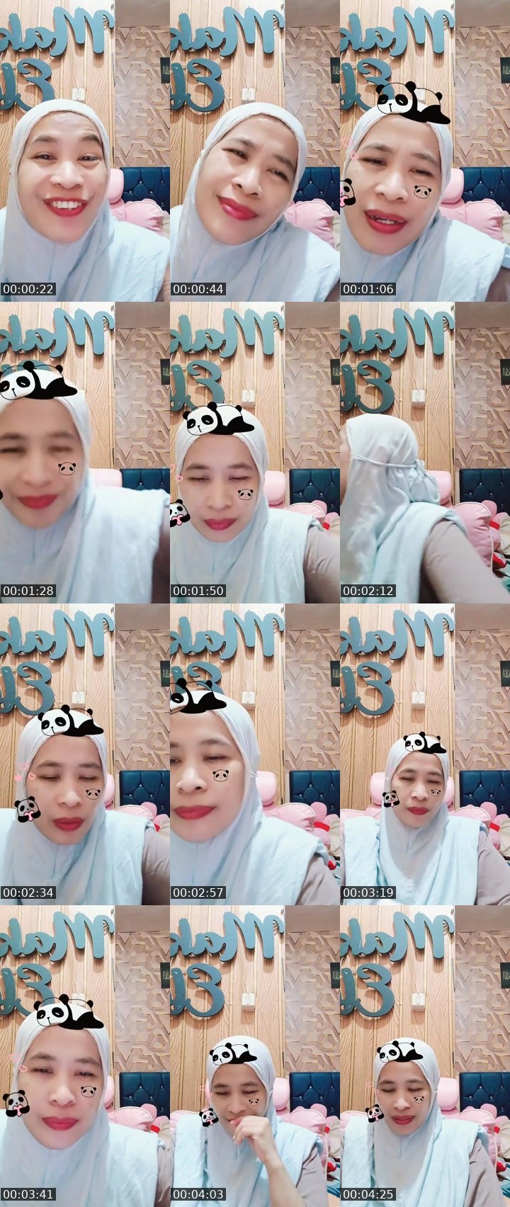 Contact-sheet preview of ༄.° 🥝Ma'Elisᴱᴸᴵᵀᴱ🏹💋👶🏻's MICO Live recording